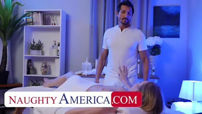 Steamy Massage Leads To Intense Oral Encounter With Attractive Dad