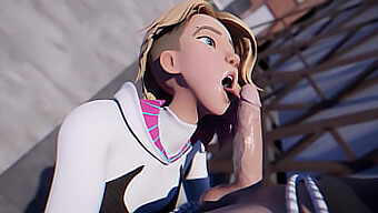 Rasai Keseronokan Yang Paling Hebat Dengan Spider-Gwen Dalam Video Deepthroat 3d Ini