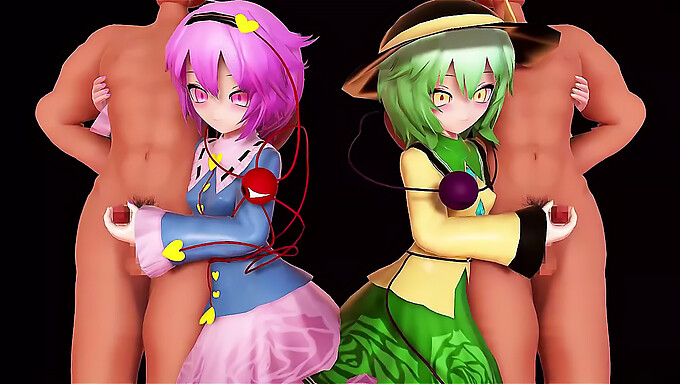 18+ Mmd Hentai: Komeiji Sisters' Pleasure Time